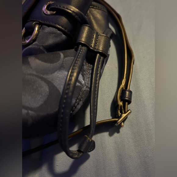 Coach Bags Coach Navy Leather Satchel Crossbody Bag Poshmark